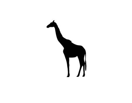 Giraffe Silhouette Vector