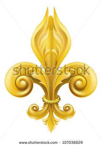 Gold Fleur De Lis Designs