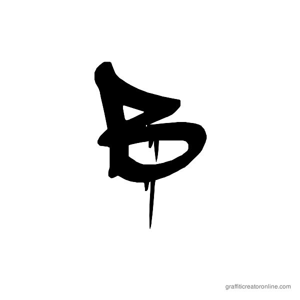 Graffiti Letter B