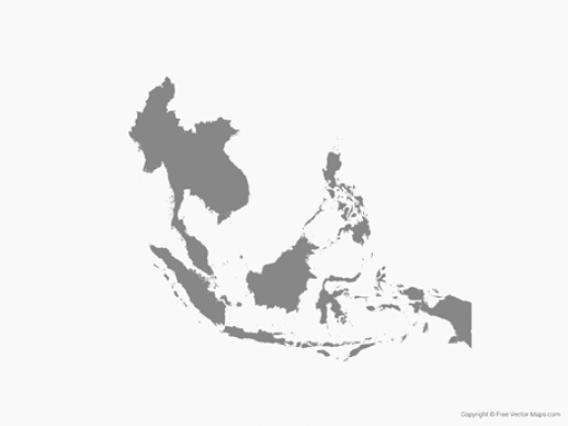 Graphics South East Asia Map