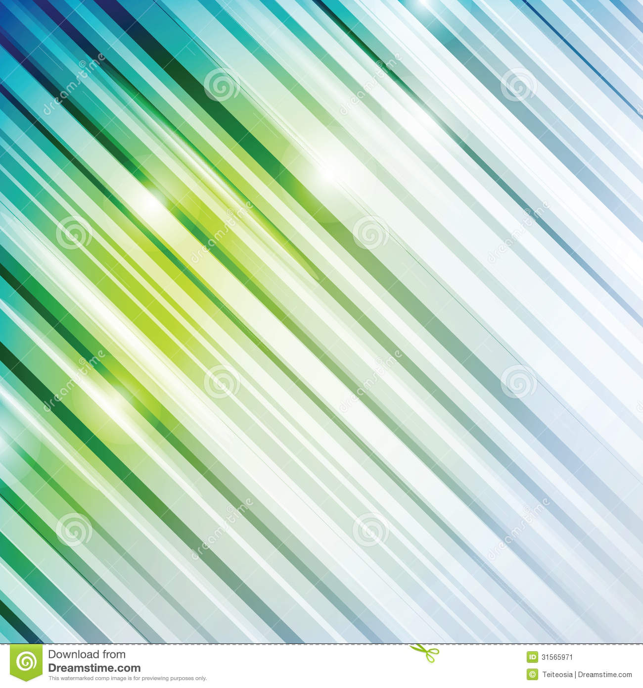 Green Abstract Background Vector Lines