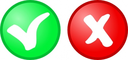 10 Yes No Icons Red Green Images