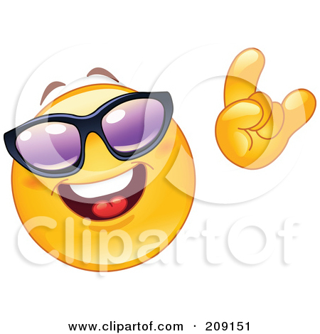 Hawaiian Smiley Face Clip Art