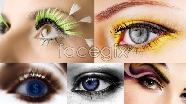 8 Eyes PSD Files For Photoshop Images