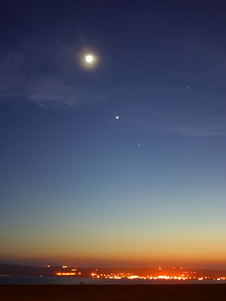 High Resolution Moon and Stars