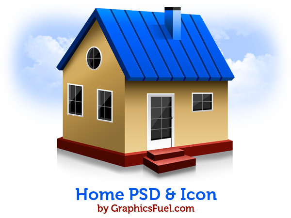 Home Icon PSD