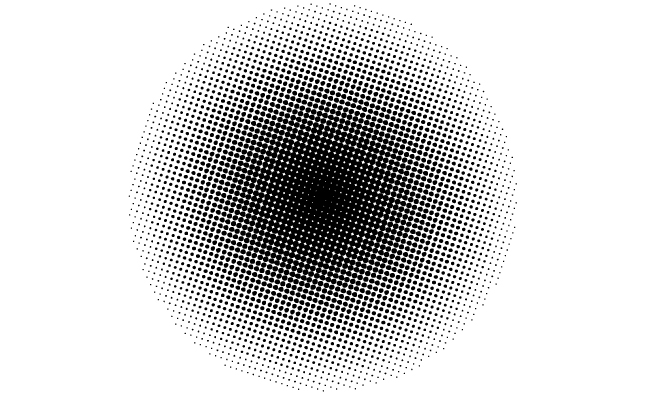 Illustrator Halftone Circle