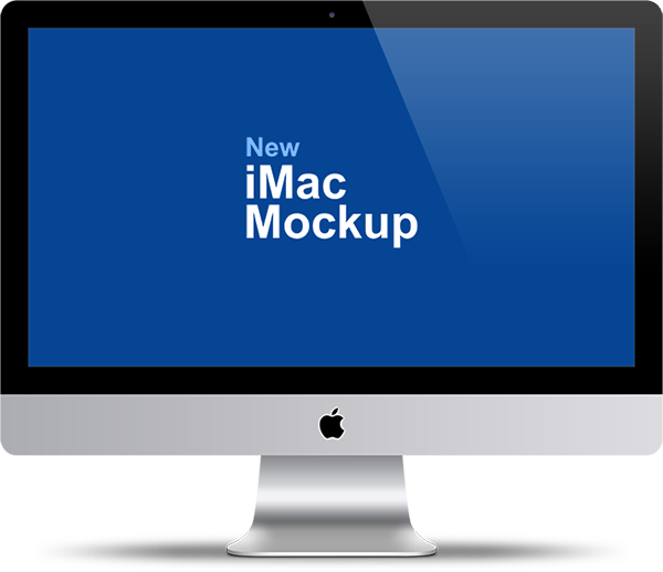 iMac Mockup PSD Template iMac Mockup PSD Template