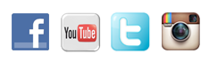 Instagram Facebook Twitter YouTube Icons