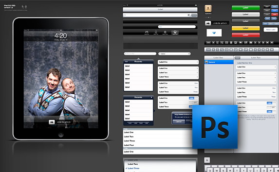 iPad Photoshop Template iPad Photoshop Template