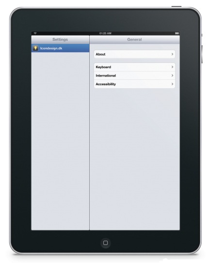 iPad Template PSD