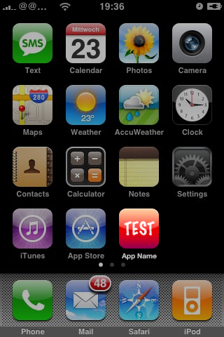 iPhone 5S Home Screen Icons iPhone 5S Home Screen Icons