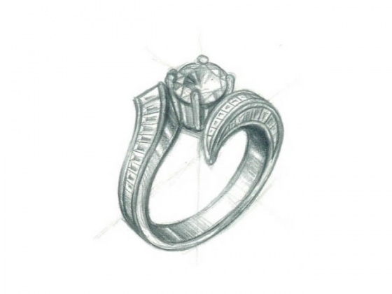 Jewelry Design Drawing