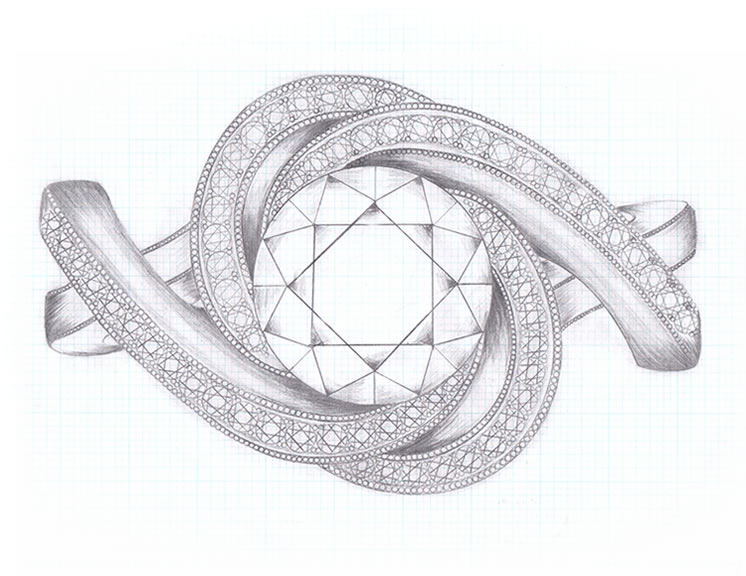Jewelry Design Drawing