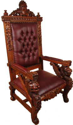 King Throne Chairs PSD