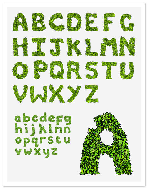 Leaf Font