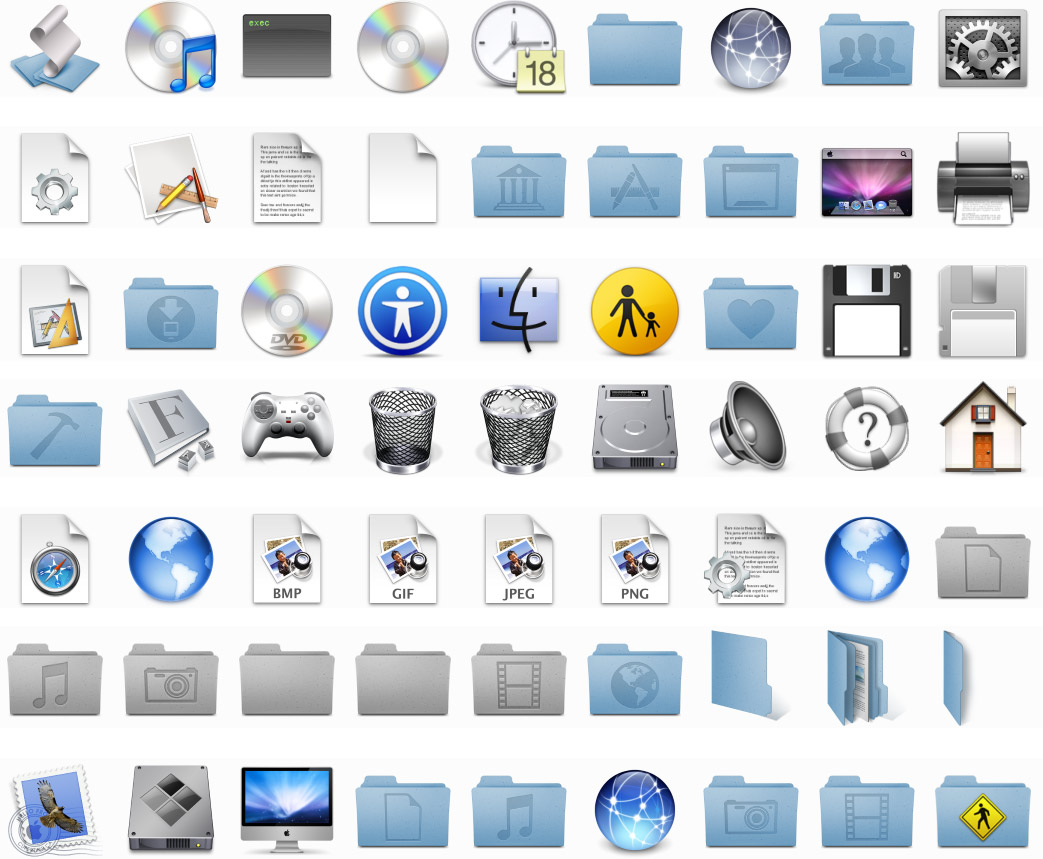 Mac OS X Icons Download