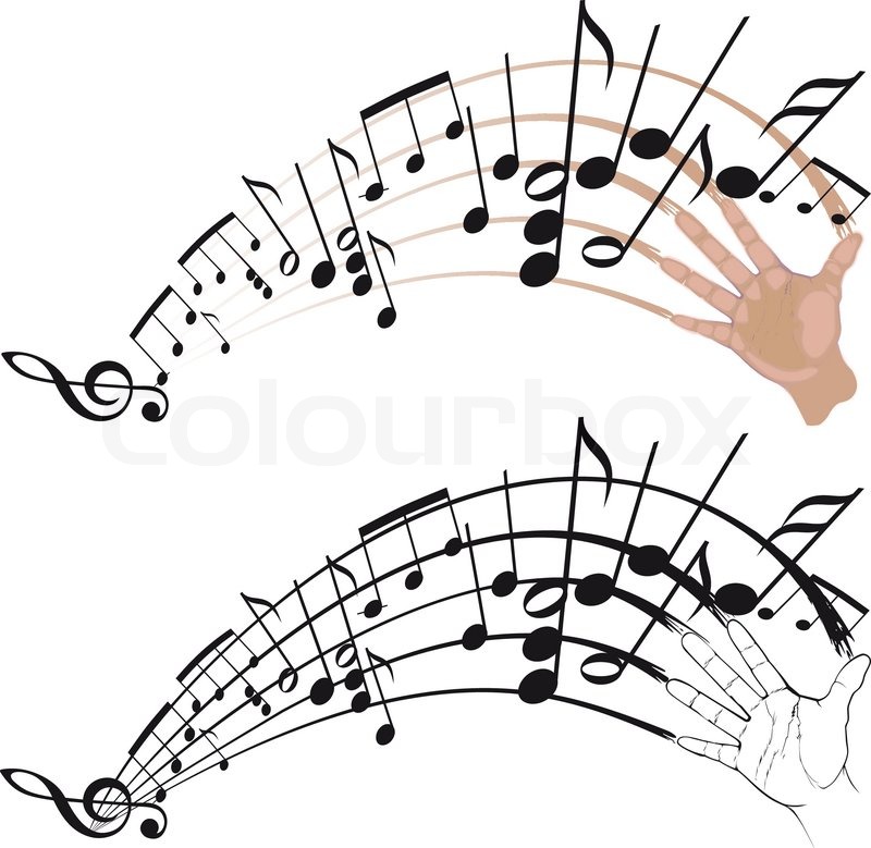 Music Notes Coming Out Music Notes Coming Out