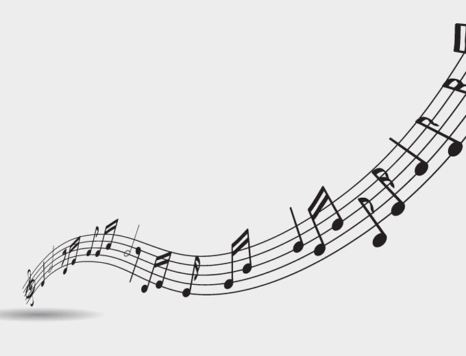 13 Photos of Transparent Music Notes Vector