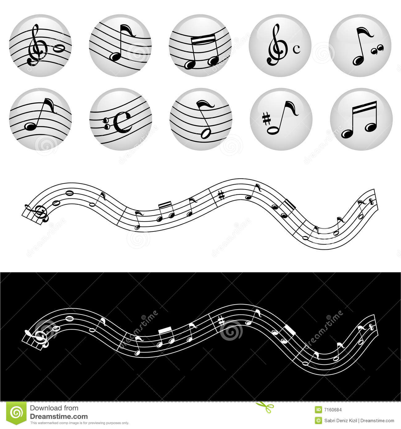 Music Notes Vector Music Notes Vector