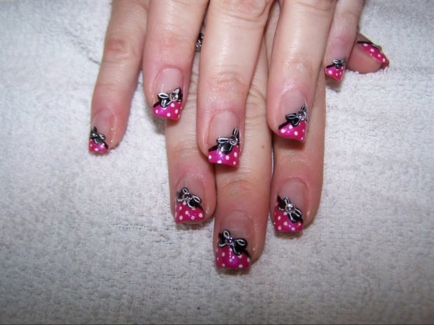 14 Bow Nail Designs Images