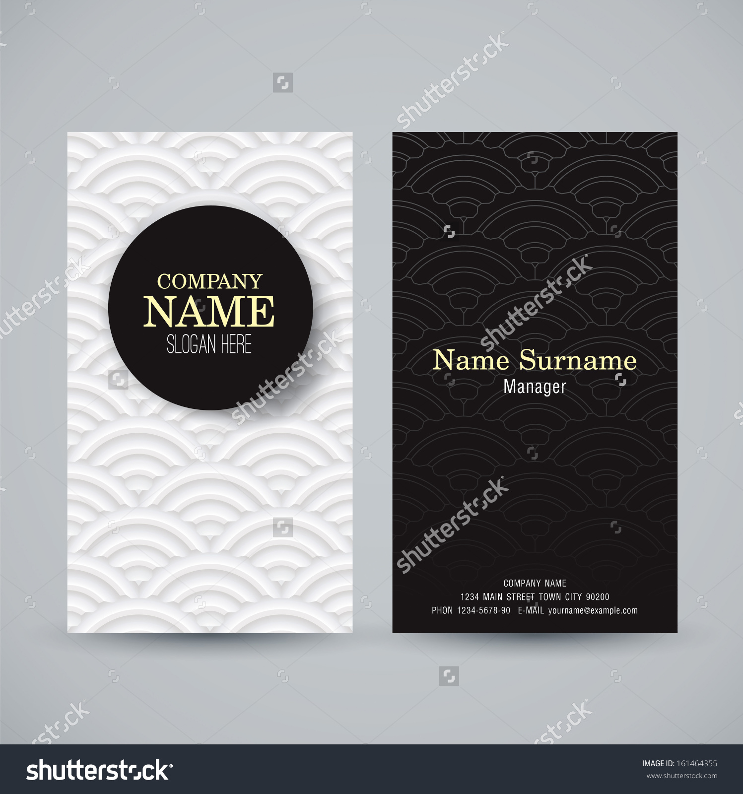Name Card Design Template