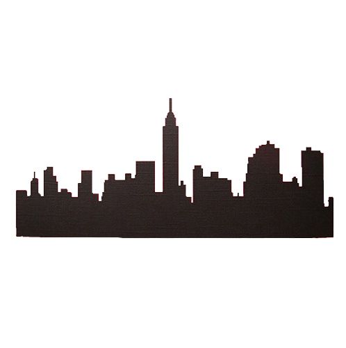 New York City Skyline Silhouette