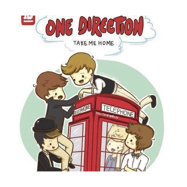 One Direction Cartoon Drawings