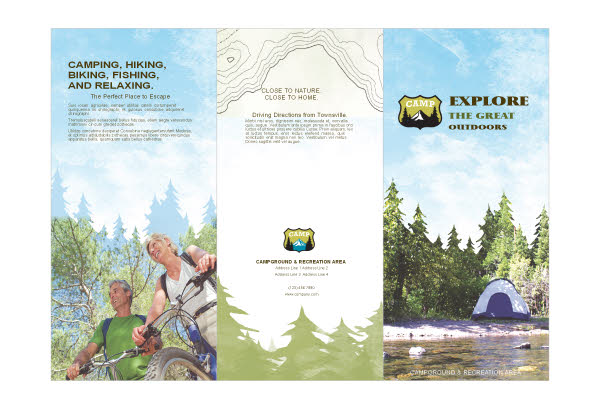 Parks and Recreation Brochure Template