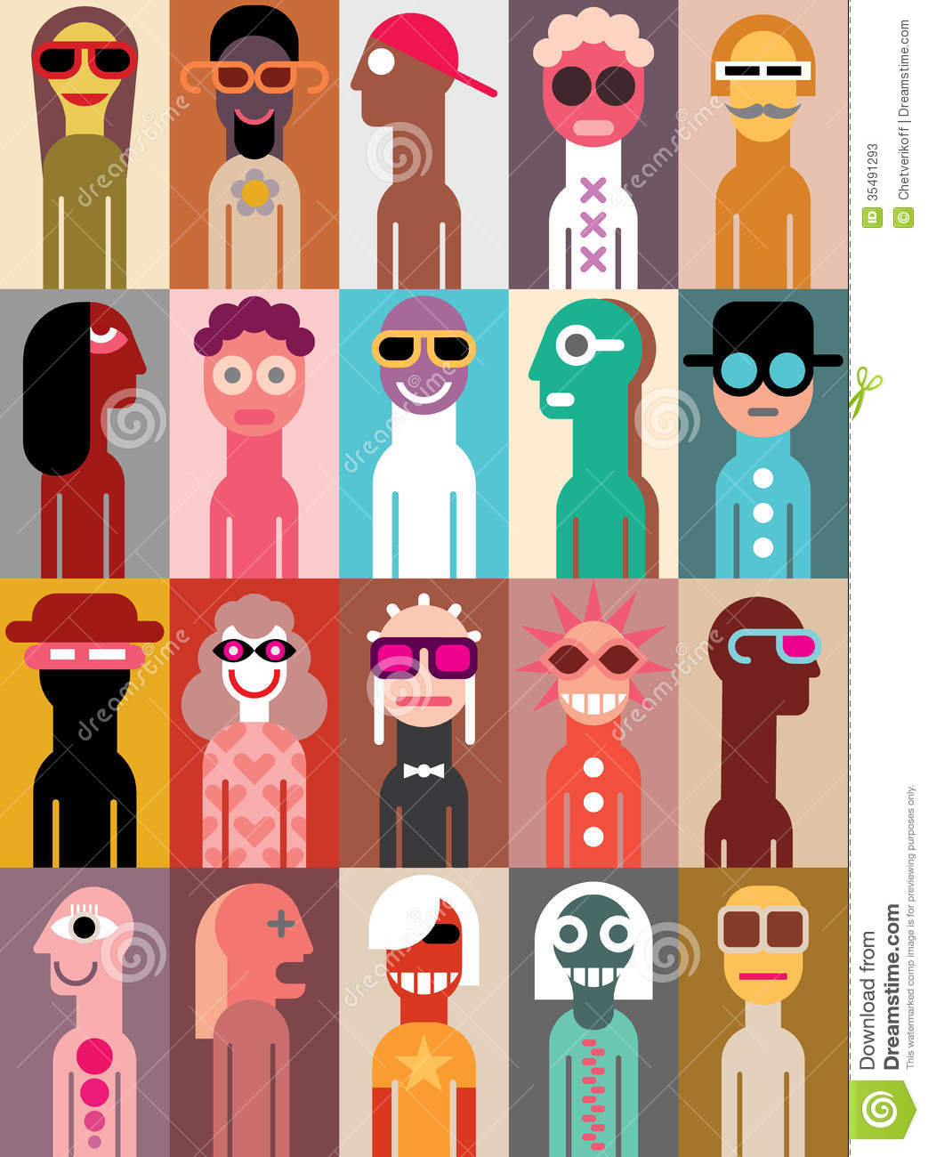 People Illustrations Vector