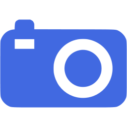 Pink Transparent Camera Icon