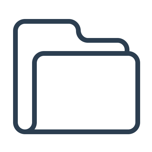 Projects Folder Icon Filetype Template