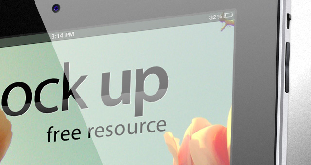 PSD Vector Mockup iPad Air PSD Vector Mockup iPad Air