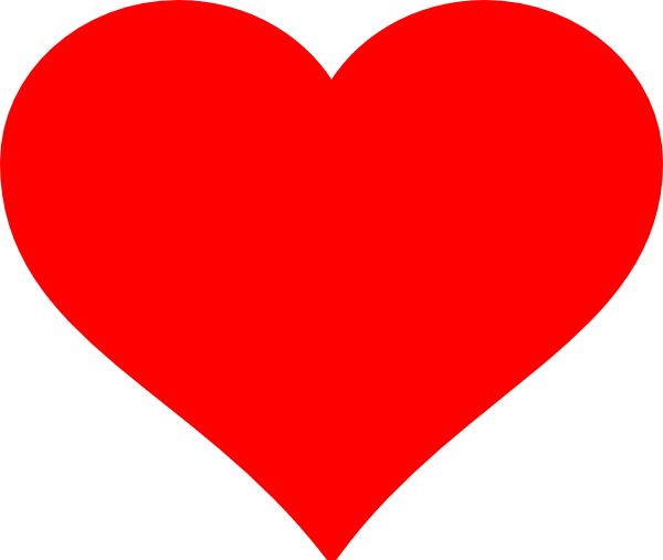 Red Heart Clip Art Vector Red Heart Clip Art Vector