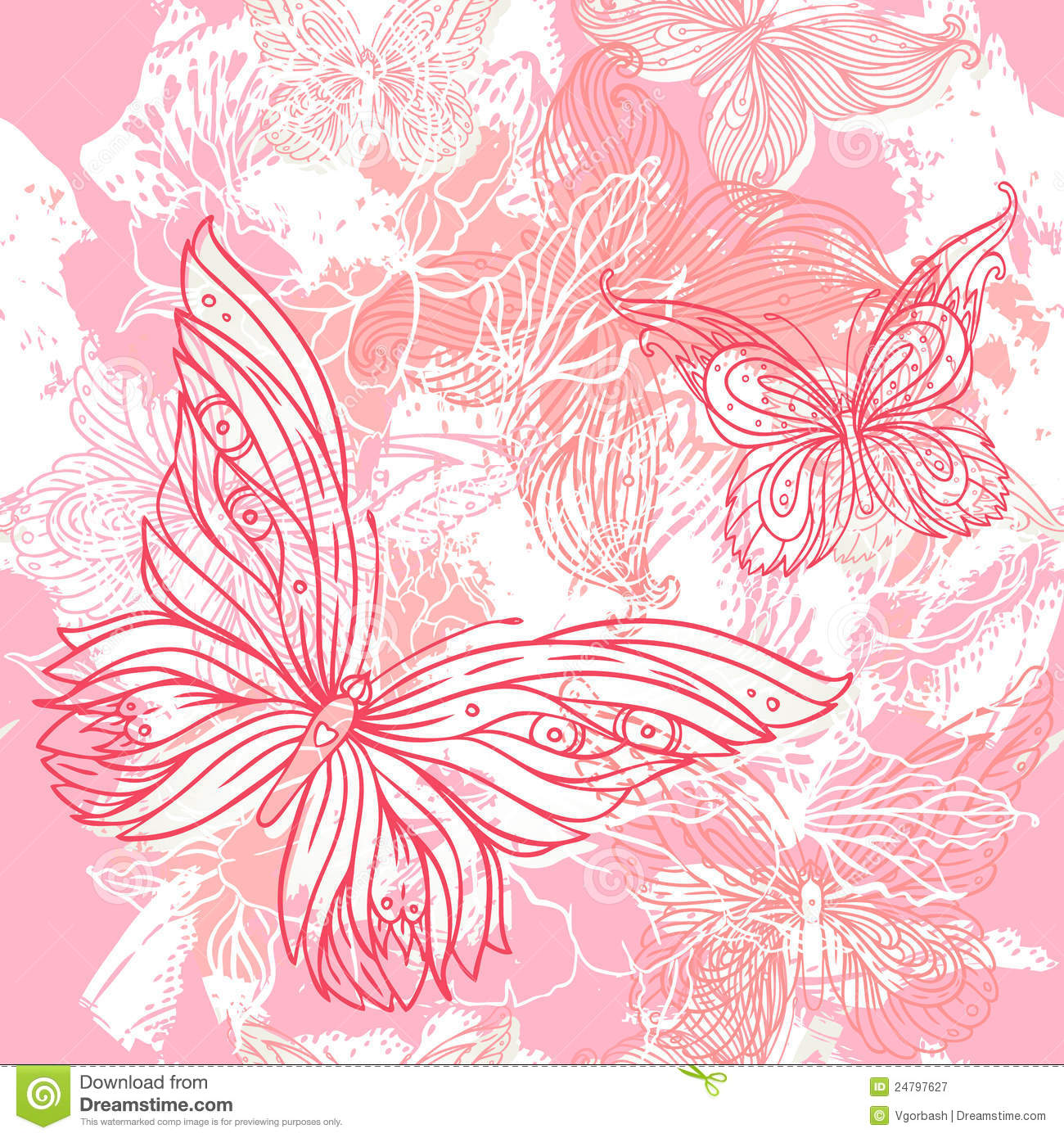 Seamless Floral Pattern Vector