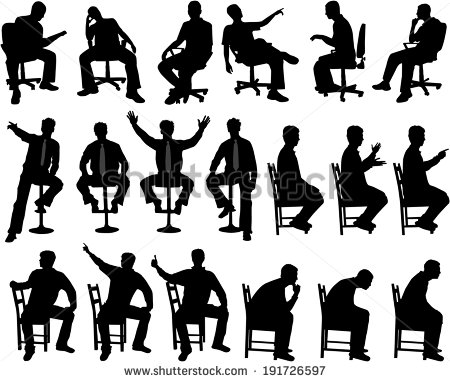 Sitting Stick Figure Positions