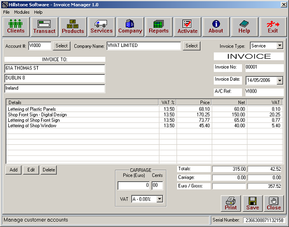 Small Business Invoice Software