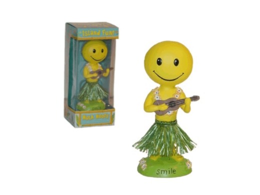 Smiley-Face Bobble Head