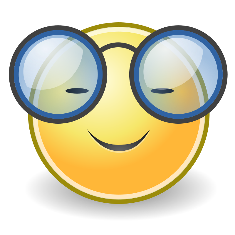 Smiley Face with Glasses
