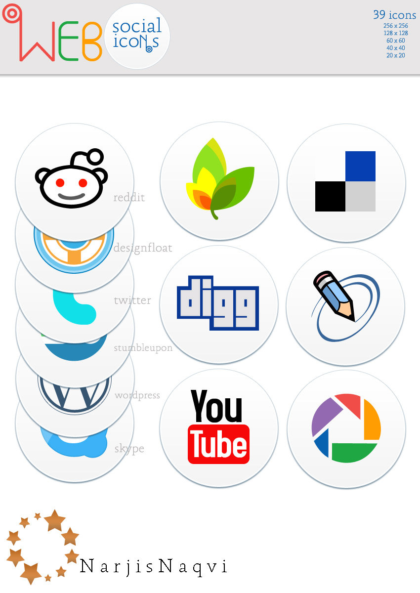 Social Media Icon Set