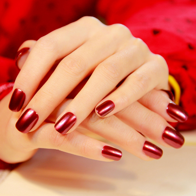 Solid Color Square Nail Designs Solid Color Square Nail Designs