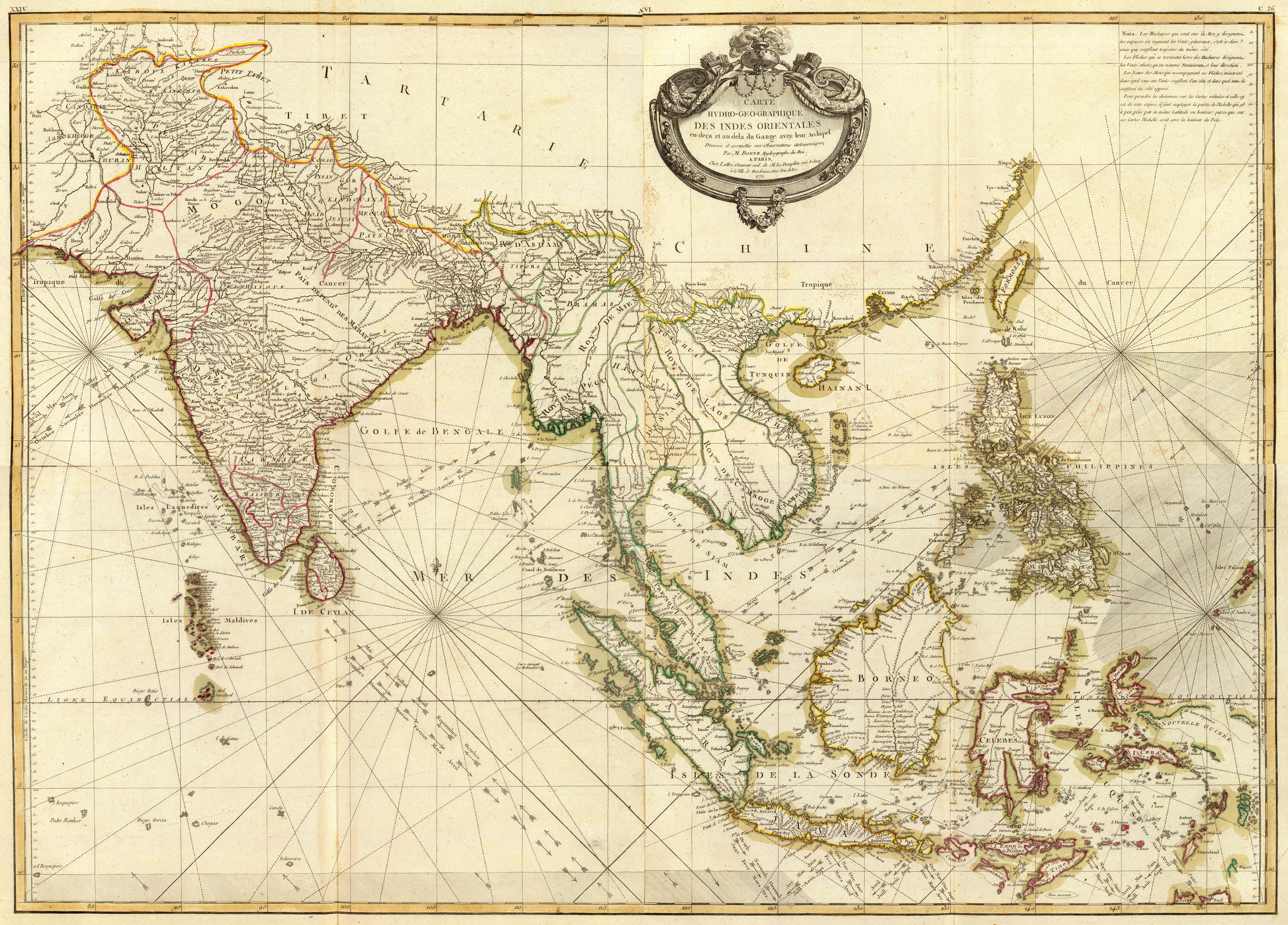 South and Southeast Asia Map
