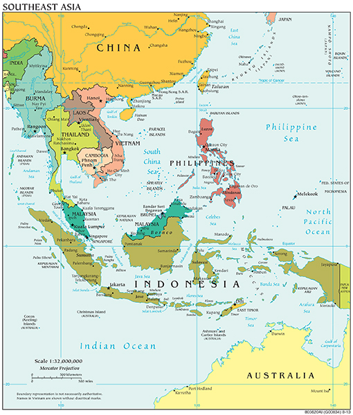 Southeast Asia Map Southeast Asia Map