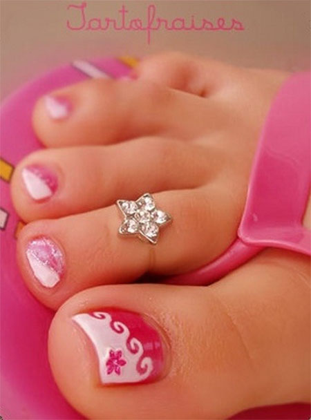 15 Easy Spring Toe Nail Designs Images