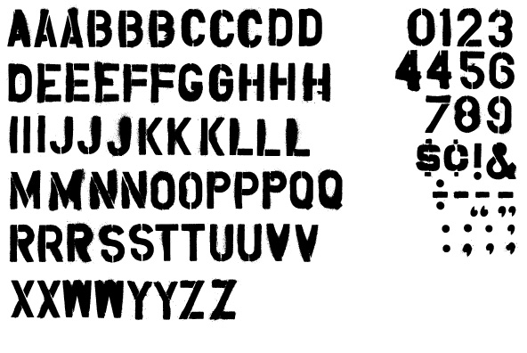 Stencil Font Microsoft Word