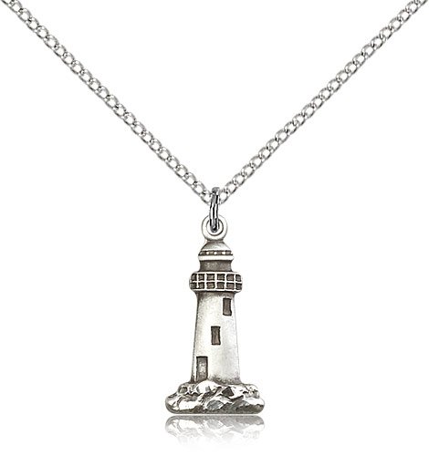 Sterling Silver Lighthouse Pendants