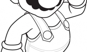 Super Mario Bros Coloring Pages