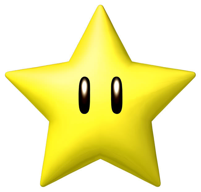 Super Mario Brothers Star Clip Art