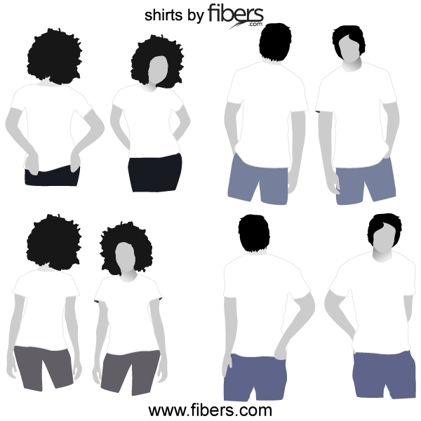 T-Shirt Template Vector