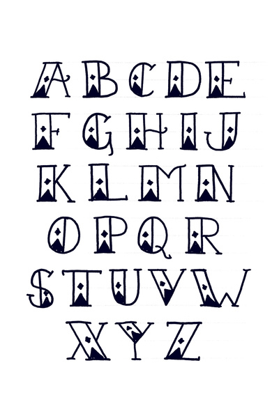 Tattoo Fonts Alphabet Letters